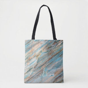 Bolsa Tote Textura mármore: impressão de alta resolução