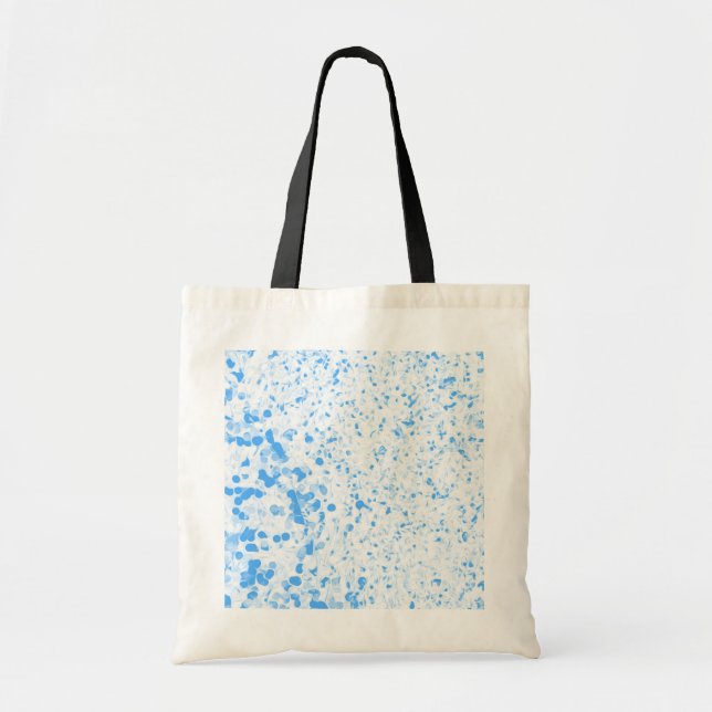 Bolsa Tote Textura Splatter - Azul (Frente)