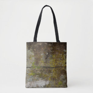 Bolsa Tote Textura verde de musgo e fundo. abstrato, vivo