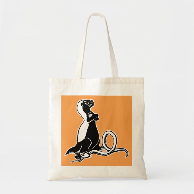 Bolsa Tote Texugo de mel (Frente)