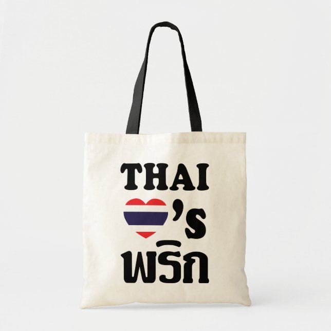 Bolsa Tote THAI AMOR PHRIK (CHILI) ▪ Comida Tailandesa (Frente)