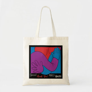 Bolsa Tote Thank You Personalize Budget Tote Bag