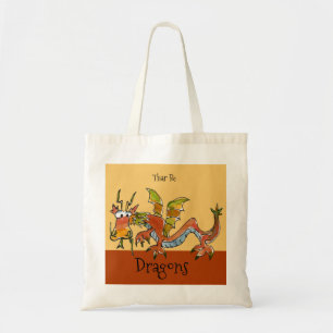 Bolsa Tote Thar Be Dragon