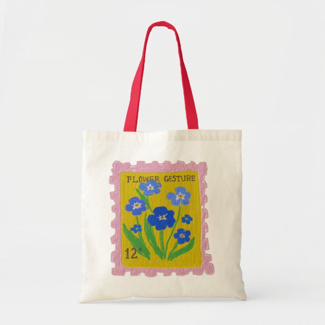 Bolsa Tote The 12 Cent Flower Gesture (Frente)