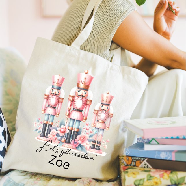 Bolsa Tote The Christmas Nutcracker Tote Bag (Customize this cute Christmas Nutcracker tote bag. )