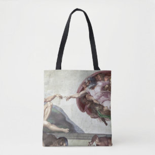 Bolsa Tote <The Creation of Adam> por Michelangelo