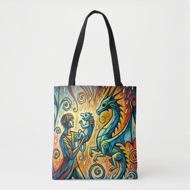 Bolsa Tote  the dragon keeper (Frente)