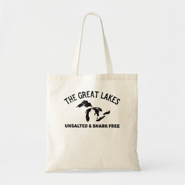 Bolsa Tote The Excelente Lagos Unsalted & Shark Free Michigan (Frente)