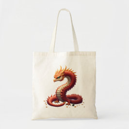 Bolsa Tote The golden serpent dragon.
