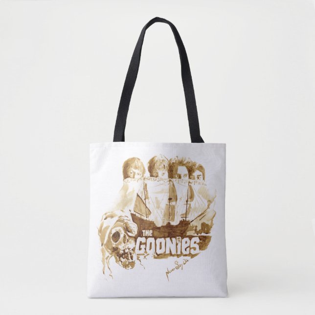 Bolsa Tote The Goonies Pirate Ship Watercolor Graphic (Frente)