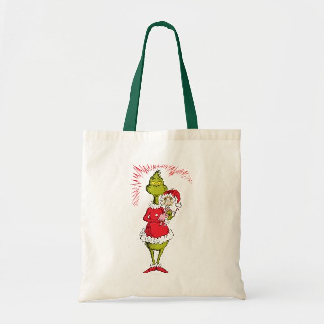 Bolsa Tote The Grinch Holds Cindy Lou Who (Frente)