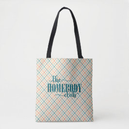 Bolsa Tote The Homebody Club Plaid
