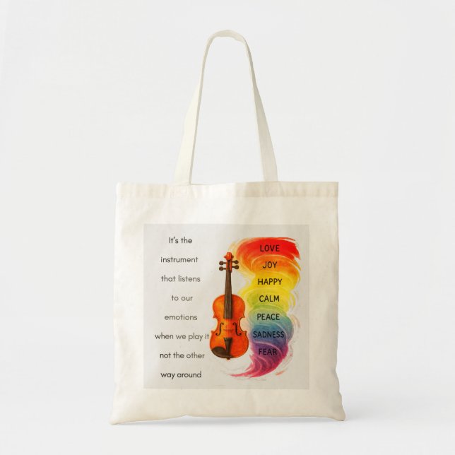 Bolsa Tote The Instrument That Listens (Frente)