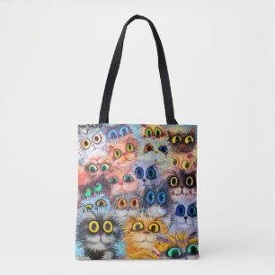 Bolsa Tote The set of cats portraitsart,portrait,animal,abstr