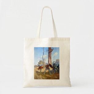 Bolsa Tote The Slay of Sir Lamorak, c. 1922, por N.C. Wyeth