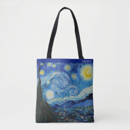 Bolsa Tote The Starry Night by Van Gogh – Customizable