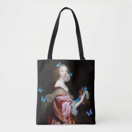 Bolsa Tote The Unexpected Arrival of Blue Butterflies