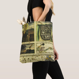 Bolsa Tote Theatrum Cometicum Cometas por Stanislaw Lubieniec