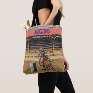 Bolsa Tote Theme Barrel, Garçom Rodeo Ocidental