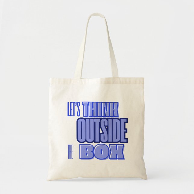Bolsa Tote Think Outside the Box (Frente)