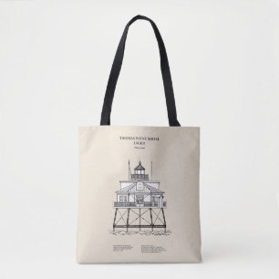 Bolsa Tote Thomas Point Shoal Lighthouse - Maryland - SBD