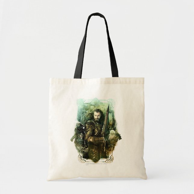 Bolsa Tote THORIN OAKENSHIELD™, Dwalin e Gráfico Balin (Frente)