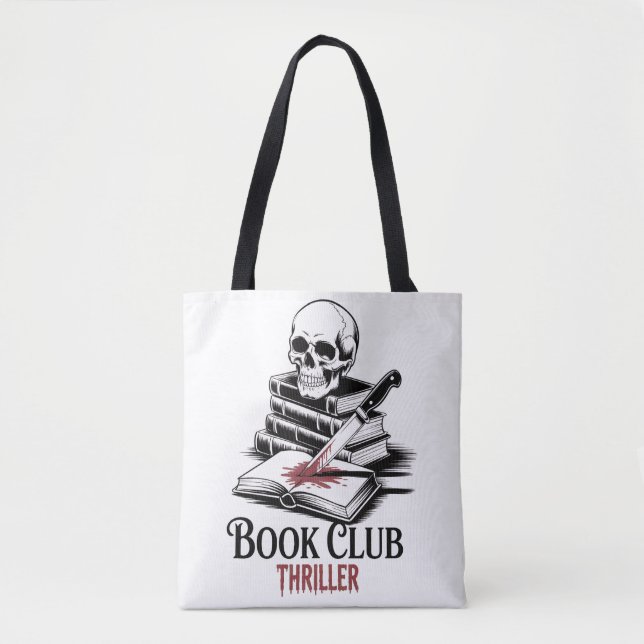 Bolsa Tote Thriller do Clube do Livro (Frente)