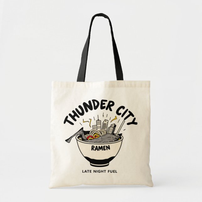 Bolsa Tote Thunder City Ramen (Frente)