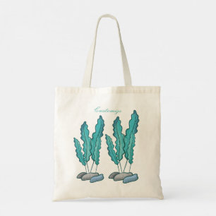 Bolsa Tote Thunder_Cove Azul de Algas Marinhas