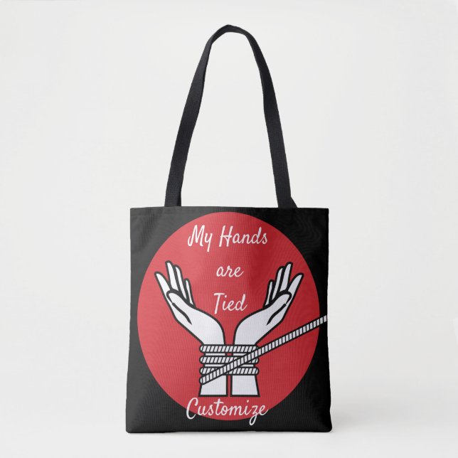 Bolsa Tote Thunder_Cove com Mãos (Frente)