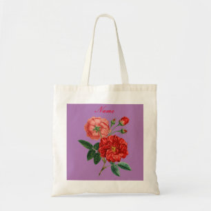 Bolsa Tote Thunder_Cove da Ilustração de Rosa vermelha de V