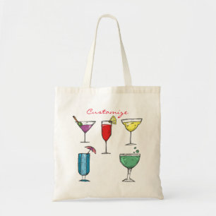 Bolsa Tote Thunder_Cove de Combinação de Bebidas Cocktail