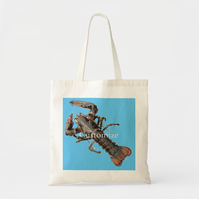Bolsa Tote Thunder_Cove, lagosta fresca de madeira (Frente)