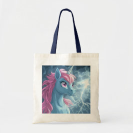 Bolsa Tote Thunder Unicorn Close Up