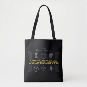 Bolsa Tote Thunderbolts* Delinquentes descartáveis