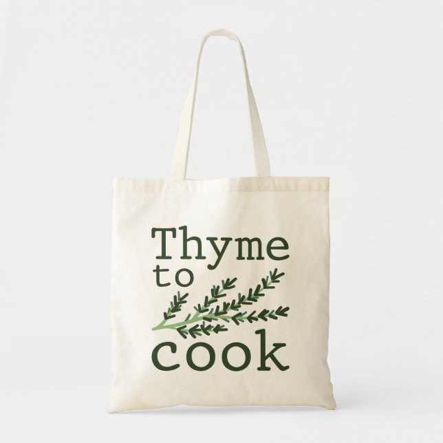 Bolsa Tote Thyme Para Cozinhar (Frente)