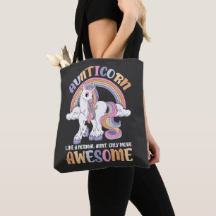 Bolsa Tote tia-corno como uma tia normal só que mais incrível