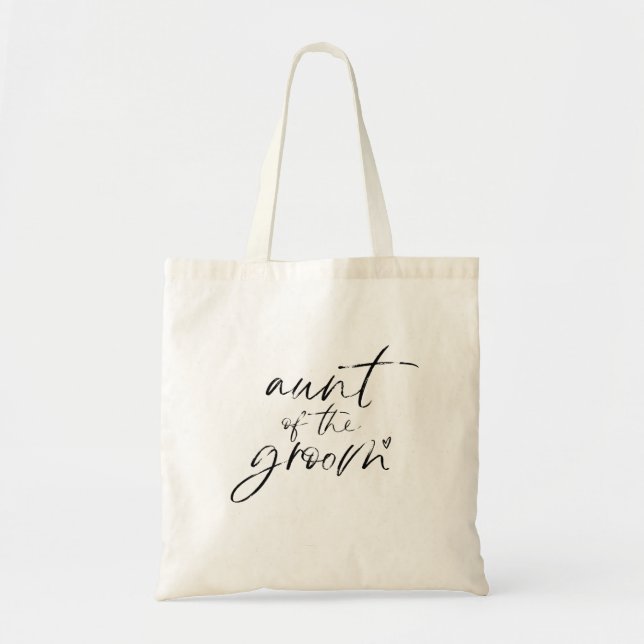 Bolsa Tote Tia do Groom Modern Minimalista Tote Bag (Frente)