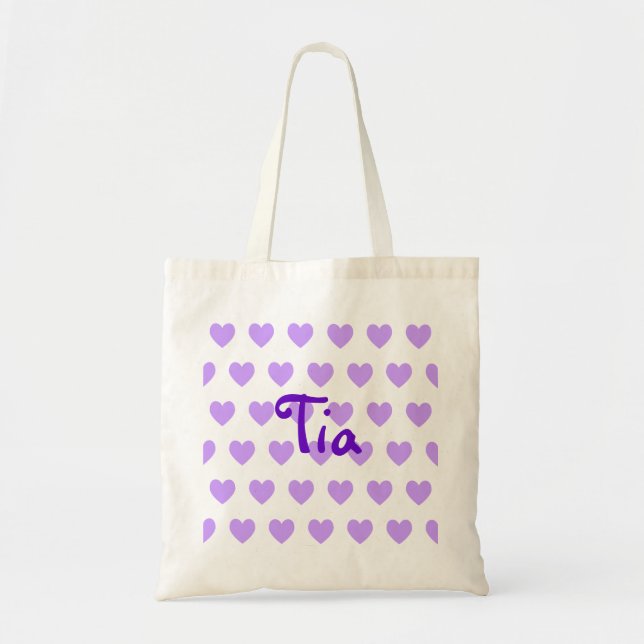 Bolsa Tote Tia em Roxo (Frente)