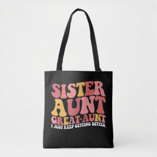 Bolsa Tote Tia Excelente Irmã Eu Só Fico Melhorando