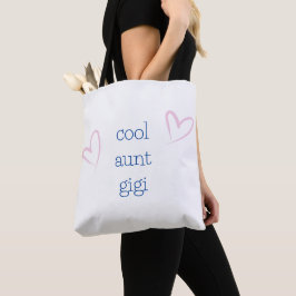 Bolsa Tote Tia legal Melhor Tia Nova Personalizada