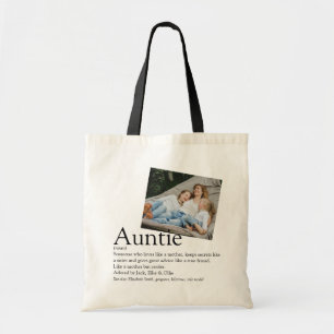 Bolsa Tote Tia Tia Definição Foto Personalizada