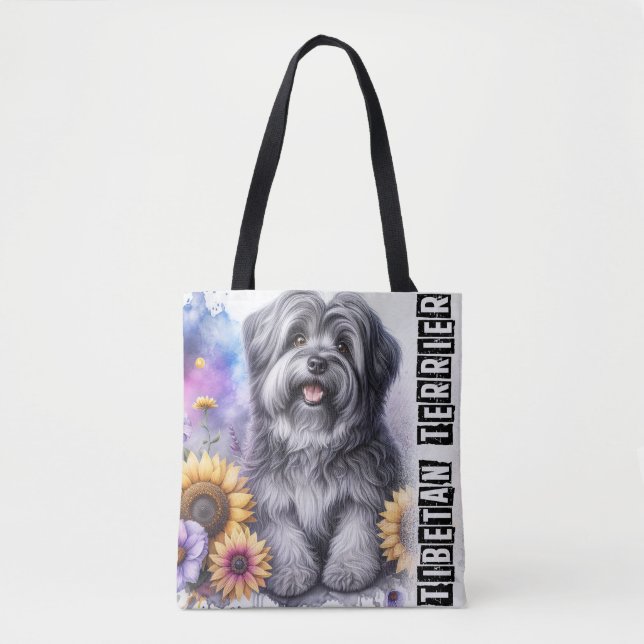 Bolsa Tote Tibetano Terrier (Frente)