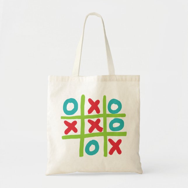 Bolsa Tote Tic-tac-toe (Frente)