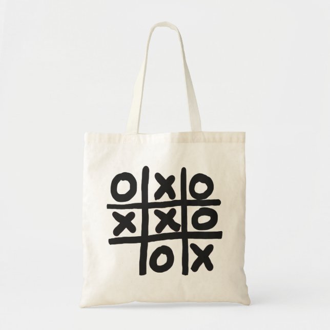Bolsa Tote Tic Tac Toe (Frente)