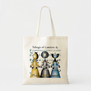 Bolsa Tote Tidings of Comfort and Joy Christmas Carolers