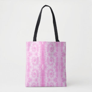 Bolsa Tote Tiedye Pink Spiral Hippie Tie Dye