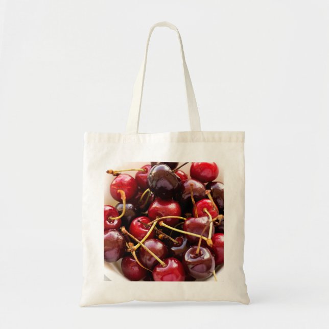 Bolsa Tote tigela de cerejas (Frente)