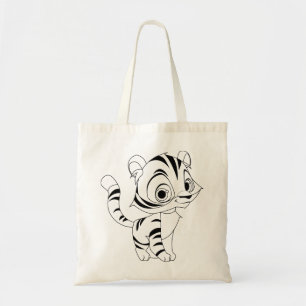 Bolsa Tote Tiger Animal Baby Cat Felina Cute Kawaii