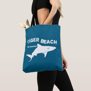 Bolsa Tote Tiger Beach - Bahamas Mergulho Com Tubarões